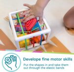 Toys for 1+ Years Old, Shape Sorter Baby Toys for Girls Boys Birthday, Colorful 1 2 3 Year Infant Toddler Toy, Learning & Fine Motor Skills 18+ Months (Cube) - Image 2